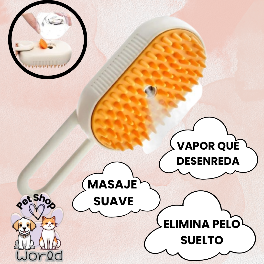 Cepillo Eléctrico 3 en 1 para Mascotas: Limpieza, Masaje y Control del Pelo La Solución Definitiva para Hogar Libre de Pelo - 3-in-1 Electric Pet Brush: Grooming, Massage, and Hair Removal – The Ultimate Solution for  a Hair-Free Home