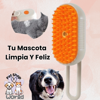 Cepillo Eléctrico 3 en 1 para Mascotas: Limpieza, Masaje y Control del Pelo La Solución Definitiva para Hogar Libre de Pelo - 3-in-1 Electric Pet Brush: Grooming, Massage, and Hair Removal – The Ultimate Solution for  a Hair-Free Home