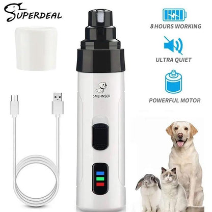 PetTrim Pro: Cortauñas Eléctrico para Perros y Gatos | Seguro y Silencioso